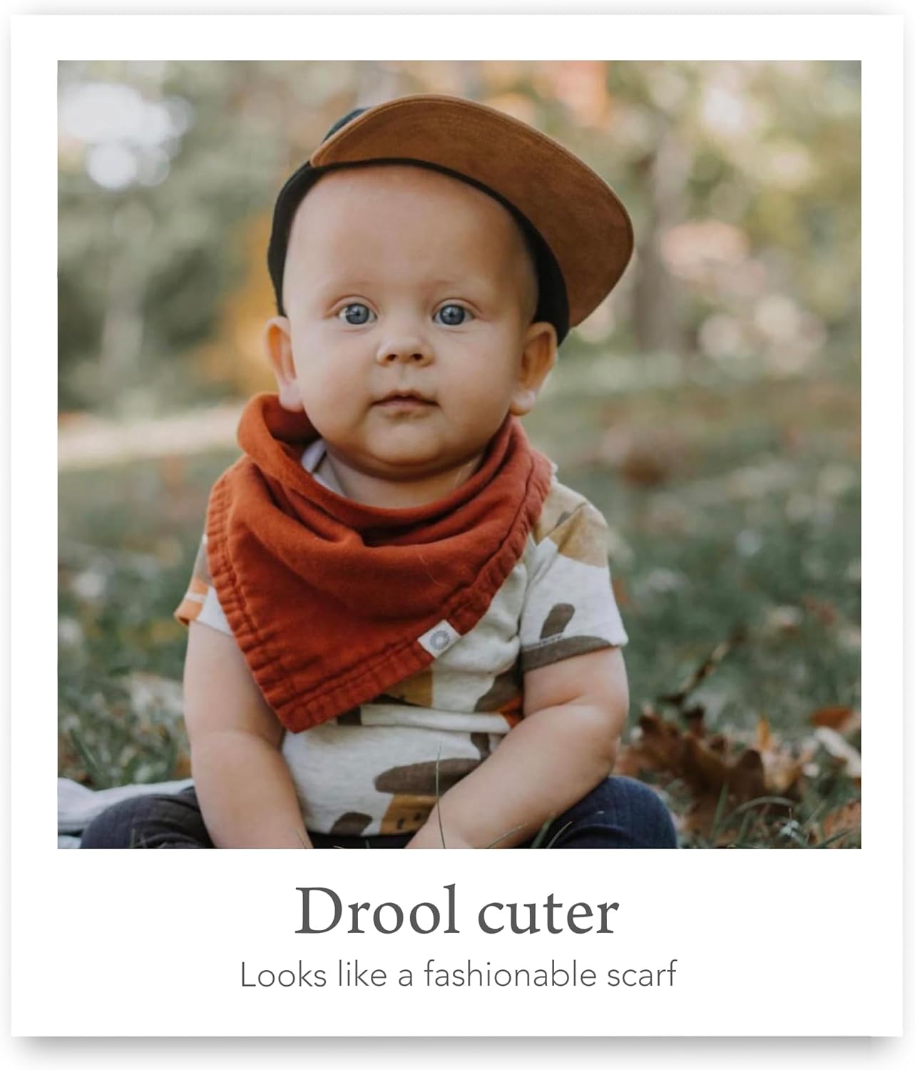 Kishu Baby Indi Organic Baby Bandana Bibs – Fairtrade 4-Way Reversible Drool Bibs for Boys & Girls – Unisex (Set of 5)