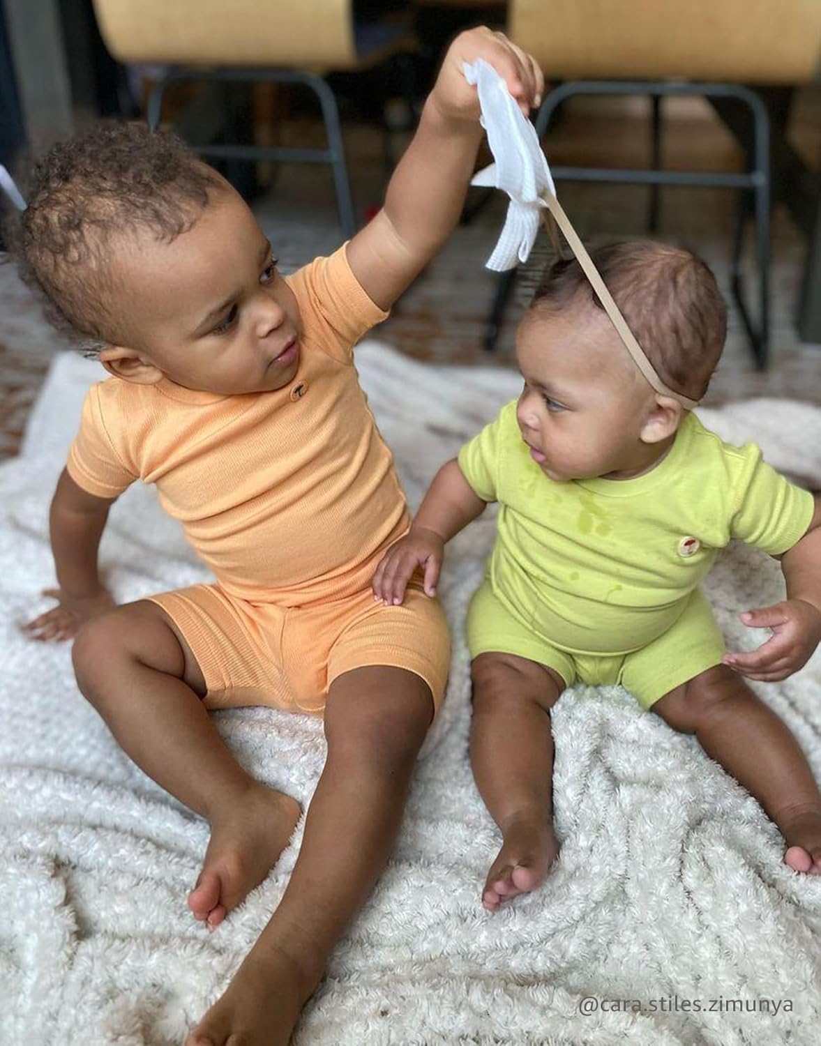 moimoln Pajamas Set 6M-5Y Solid Ribbed Unisex Baby & Toddler, Soft Viscose, Snug-Fit, Everyday Sleepwear