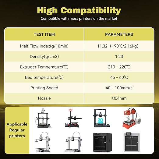 Silk PLA Filament 1.75mm Black Gold Dual Color PLA 3D Printer Filament 2 in 1 Coextrusion 1KG Spool(2.2lbs) 3D Printing Filament Dimensional Accuracy +/- 0.03mm Fits for Most FDM 3D Printers