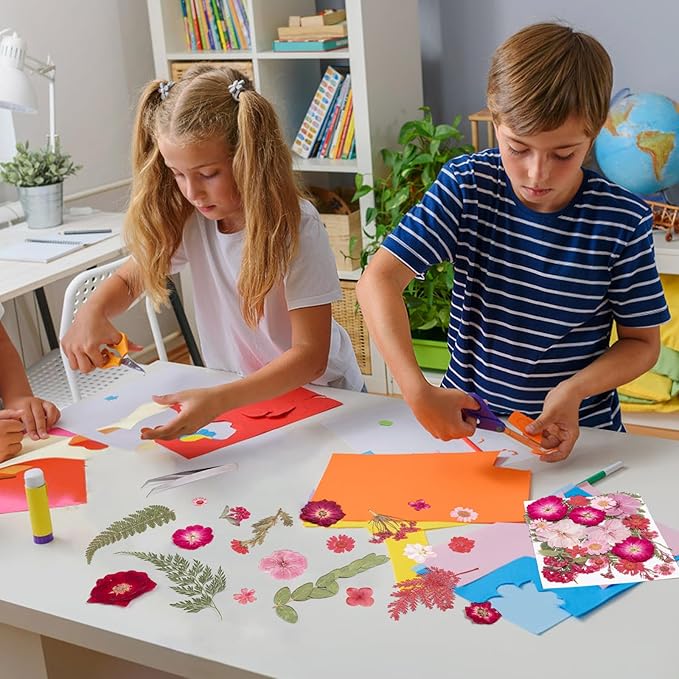 101 PCS Red Dried Pressed Flowers for Christmas Crafts Resin, Red Real Nature Flowers Bulk for DIY Holiday Cake Card Scrapbook Supplies, Large Dried Flowers for Soap Candle Making