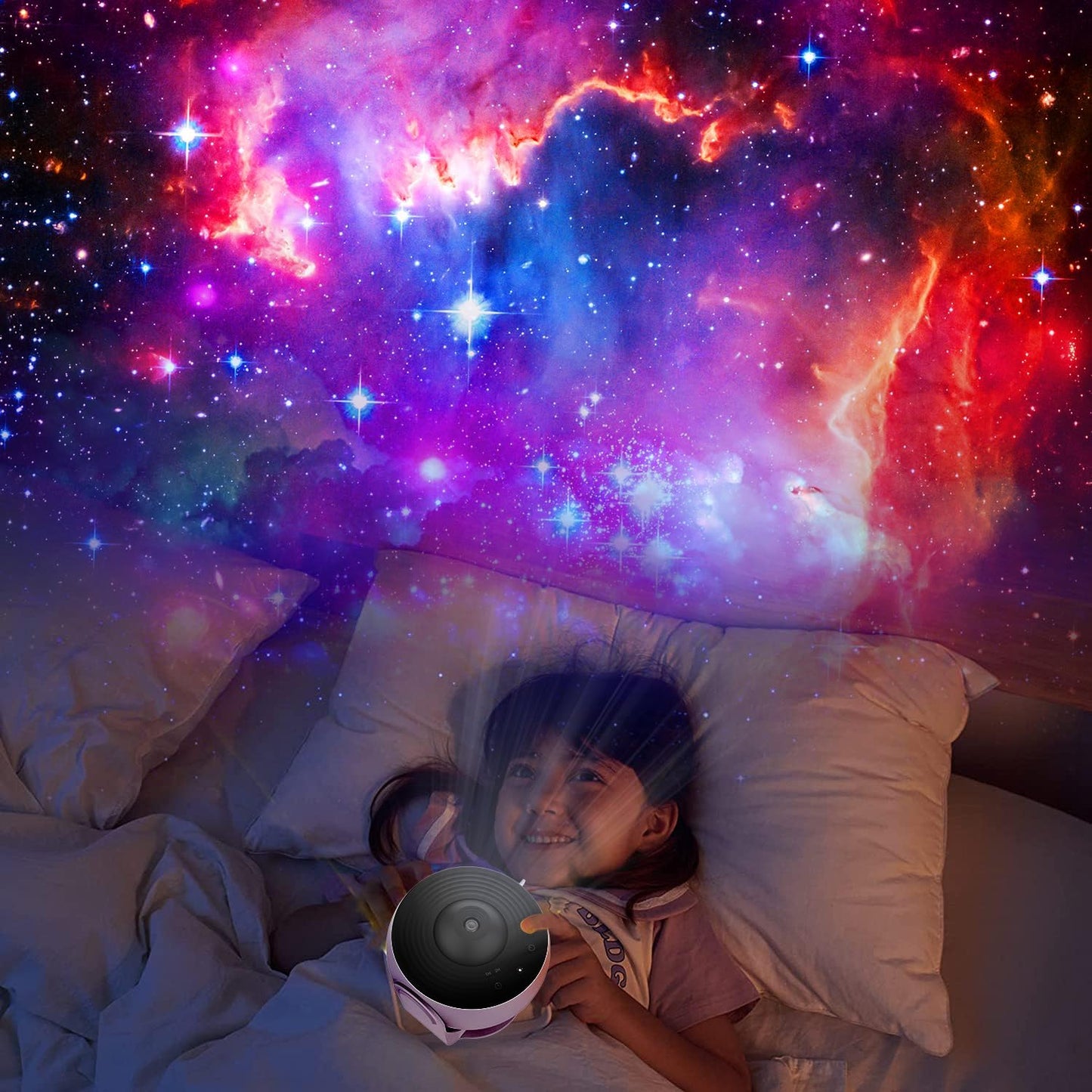 Planetarium Star Projector, Galaxy Projector,Realistic Starry Sky Night Light,4K Replaceable HD 13 Film Discs,for Kids Bedroom Ceiling Home Living Room Decor Birthday Gifts