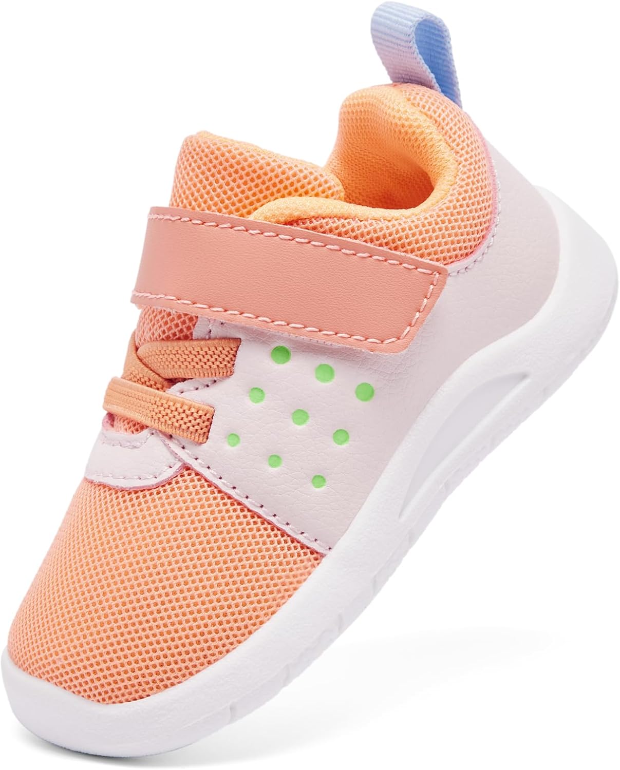 MORENDL Toddler Baby Shoes 0-4 Years Boy Girl Lightweight Breathable Non-Slip Sports Sneakers Running Walking Tennis Barefoot Shoes