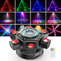 120W DJ Light Moving Head 6 Arms Stage Lights with Mixed Lighting Effects,DJ Stage Lighting for Party Disco Club Wedding Bar