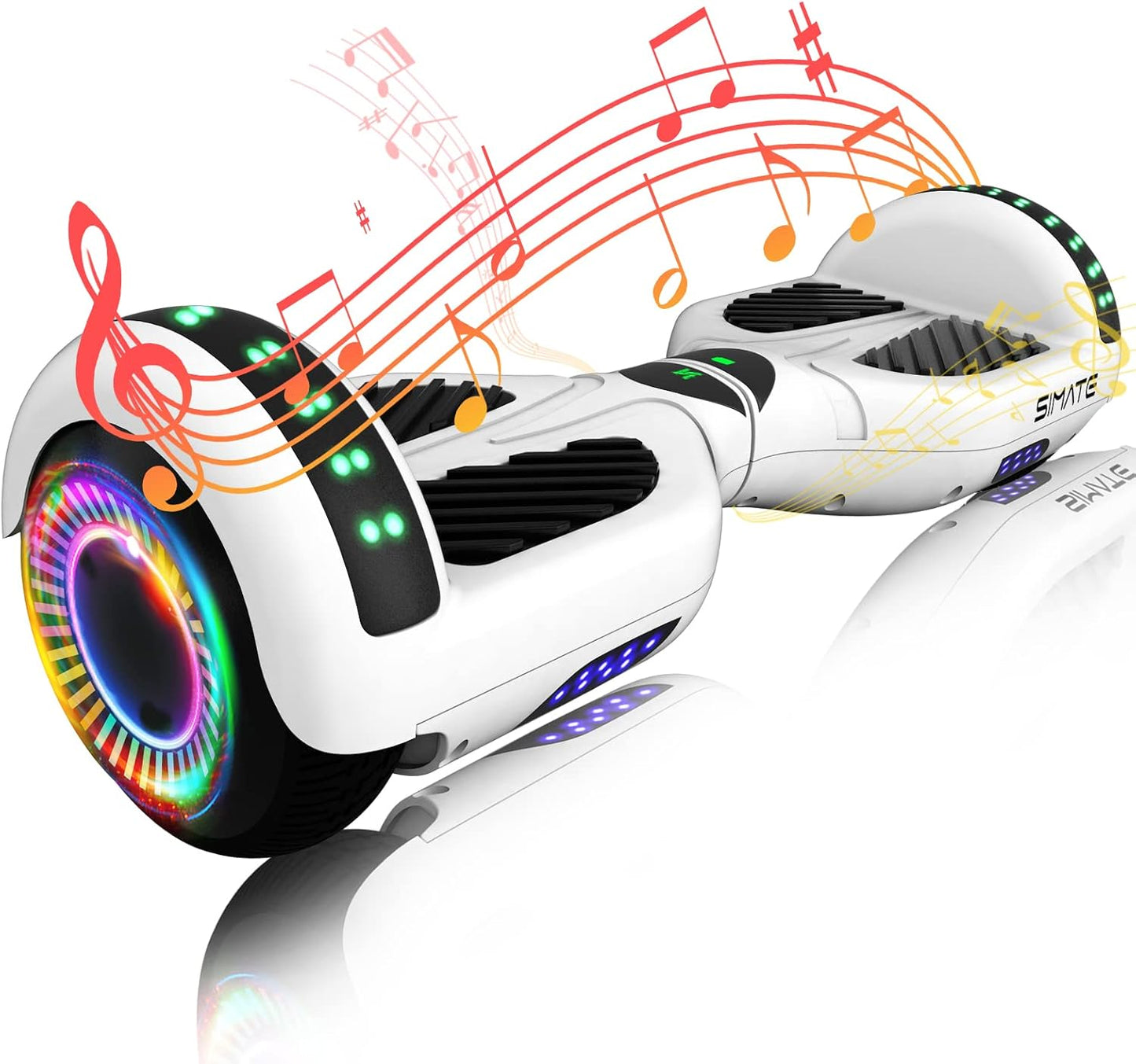 Scooter, Bluetooth & Corlorful LED Lights, Gifts for Kids & Adults & Girls & Boys, for All Ages