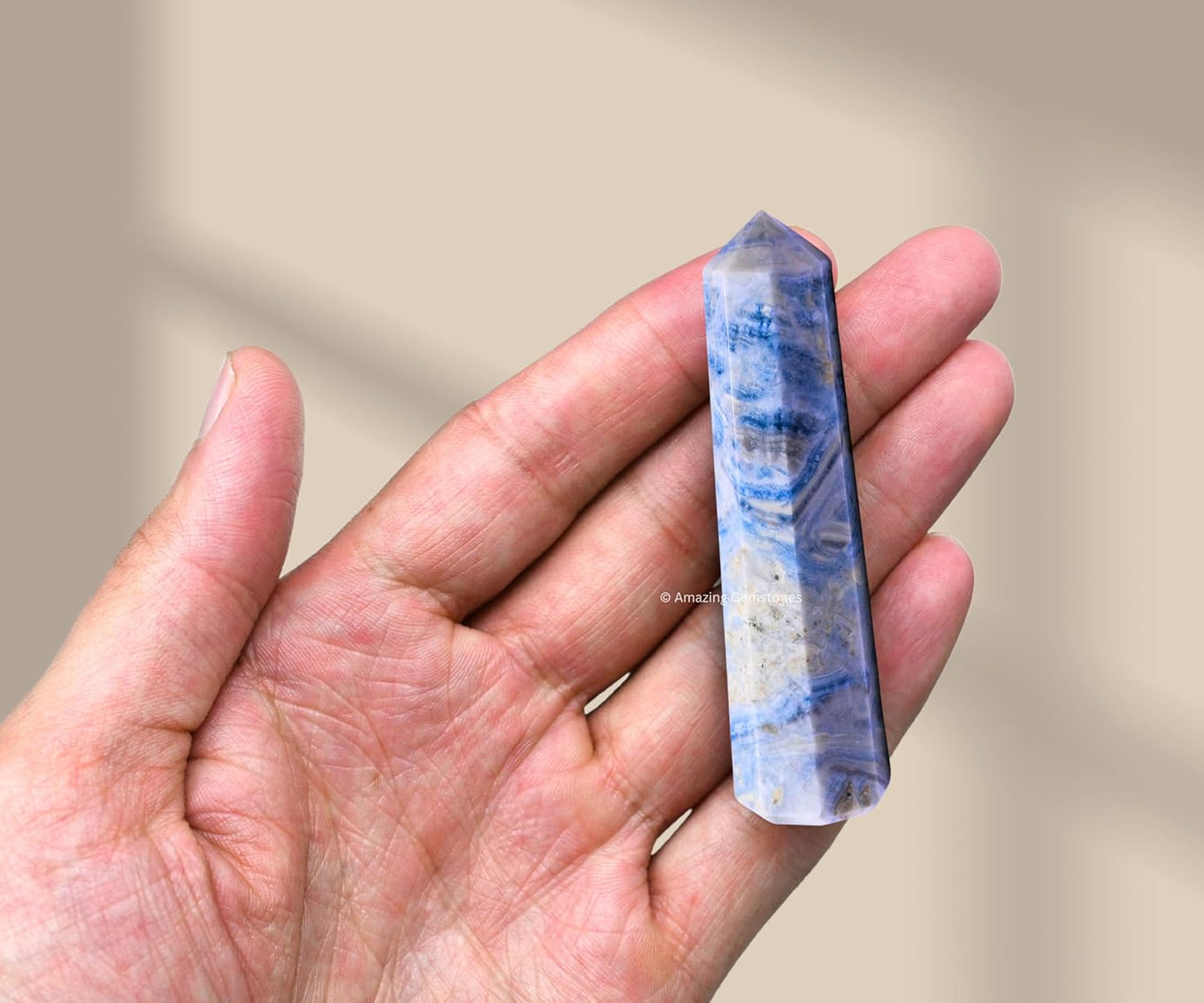 Amazing Gemstone Scheelite Crystal Towers - Natural Healing Crystal Point Obelisk for Reiki Healing and Crystal Grid (2 Inch to 3 Inch)