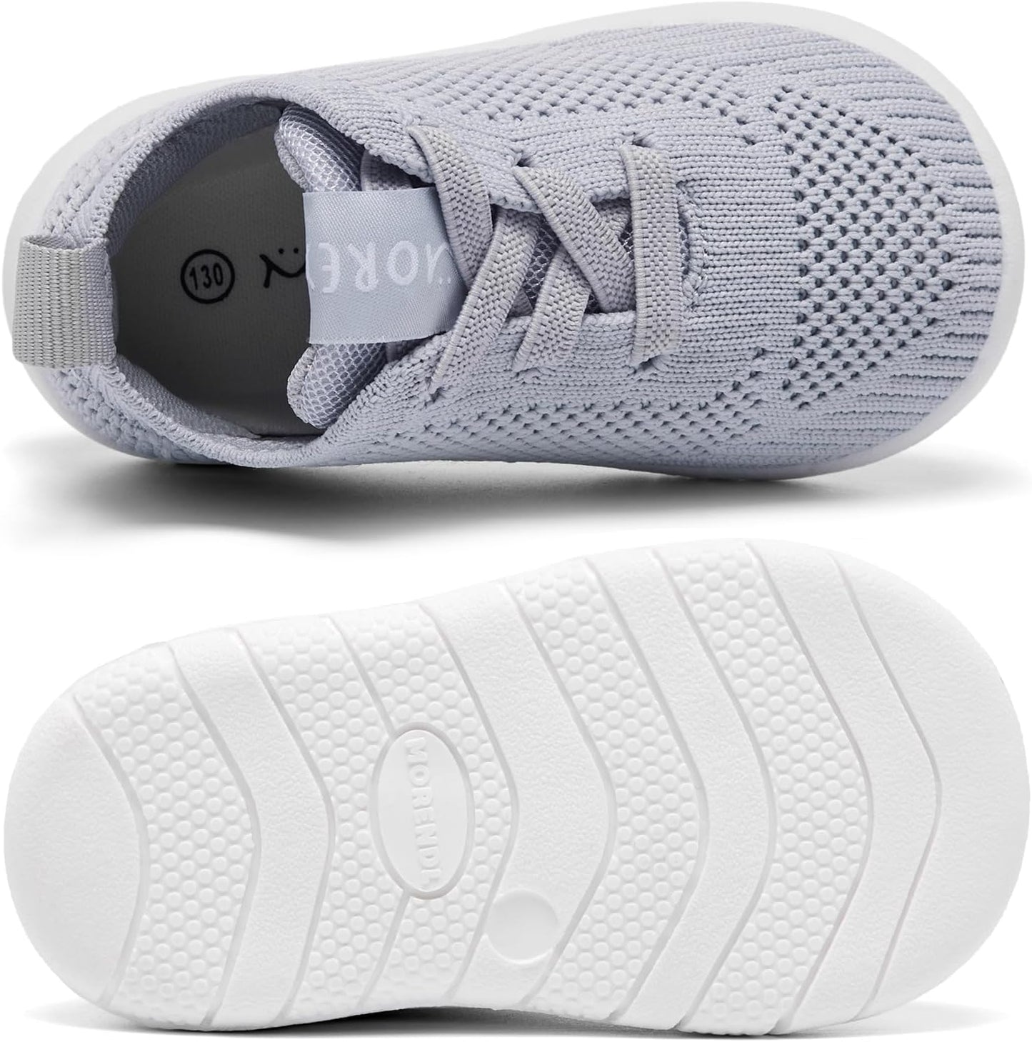 MORENDL Toddler Shoes Baby Walking Sock Shoes Infant Sneakers 0-4 Years Boy Girl Barefoot Tennis Shoe Non-Slip Brethable