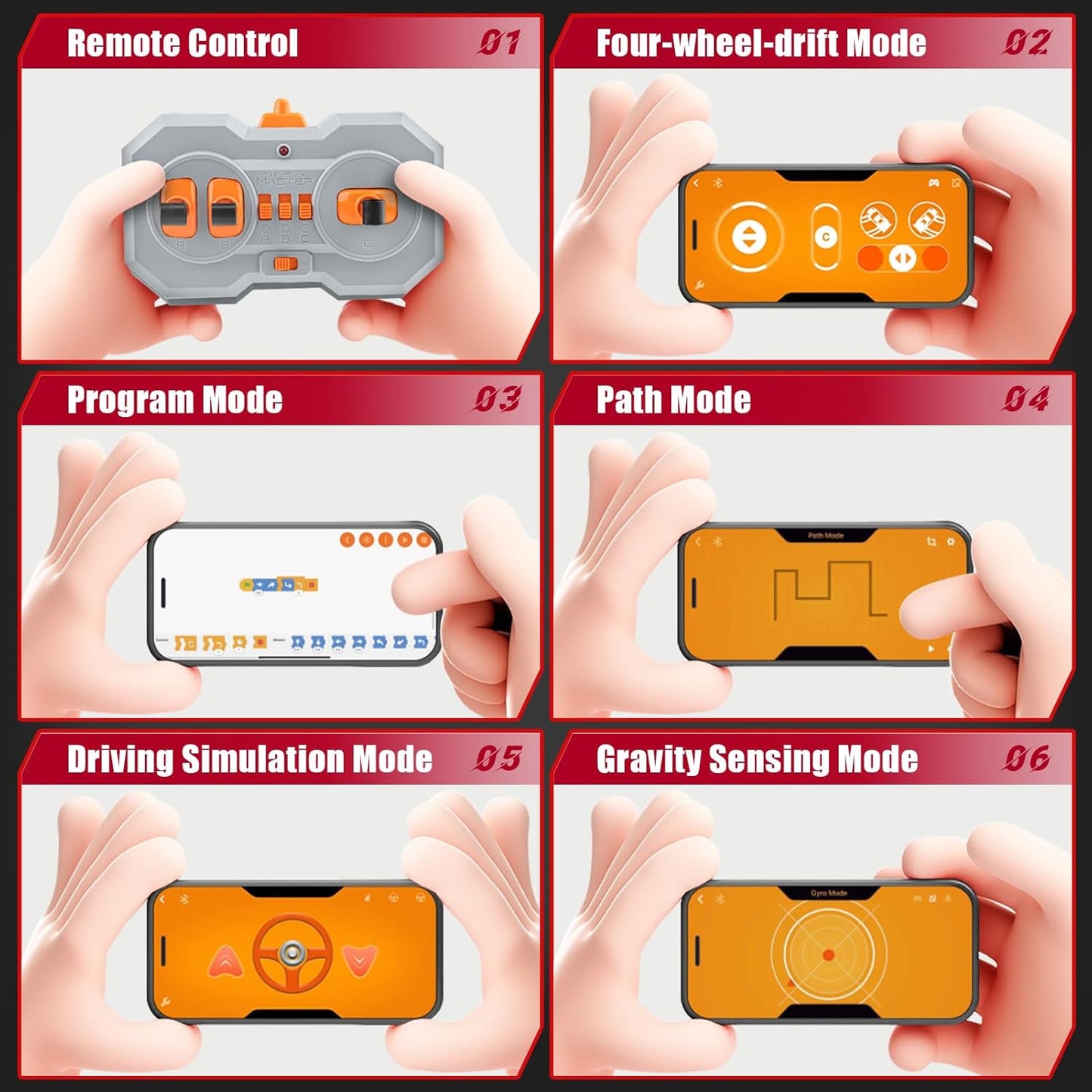 Remote Control Super Car Building Kits, 1835PCS Technique Plated Race Car Building Set for Adults Men Teens - with 5 Fast Motors, Electric Height Adjustment & Drift Spin Wheels