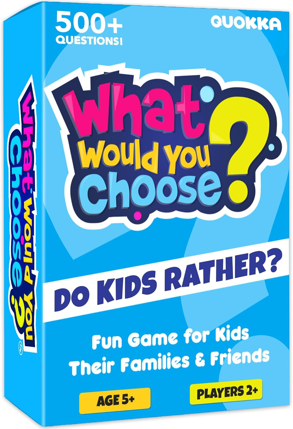 QUOKKA Board Game for 8-12 Year Olds - Original Edition - Family Card Game for Kids Ages 5-8 - What Would You Choose | Do Kids Rather? | Pick Your Answer | Get to Know You - Fun Game Night for Kid