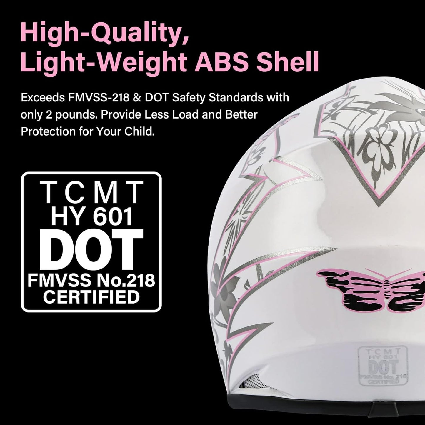 TCMT Dot Youth & Kids Motorcycle Off-Road Helmet Full Face Motocross Street Dirt Bike Mountain Bike BMX MX ATV Helmet+Goggles+Gloves New