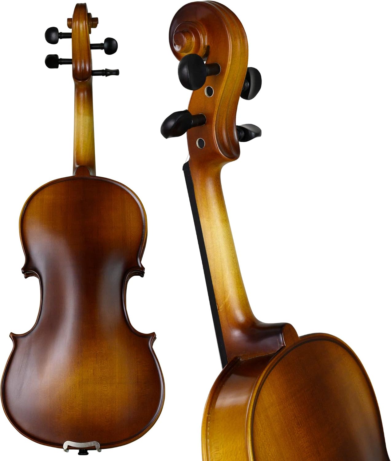 Bunnel Premier Violin Clearance Outfit 1/8 Size - Carrying Case and Accessories Included - Solid Maple Wood and Ebony Fittings By Kennedy Violins