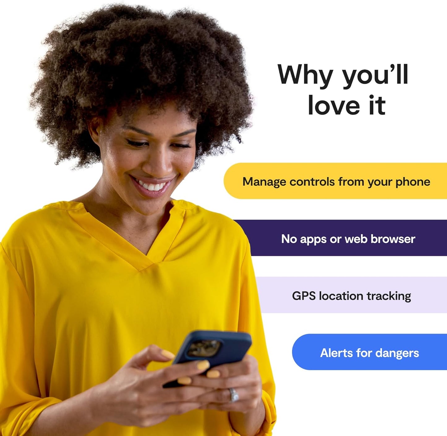 Bark Watch - Safest Smart Watch for Kids - Talk and Text - GPS Tracking - Text, Video, and Phone Monitoring - Manage All Contacts - SOS Button - CV16