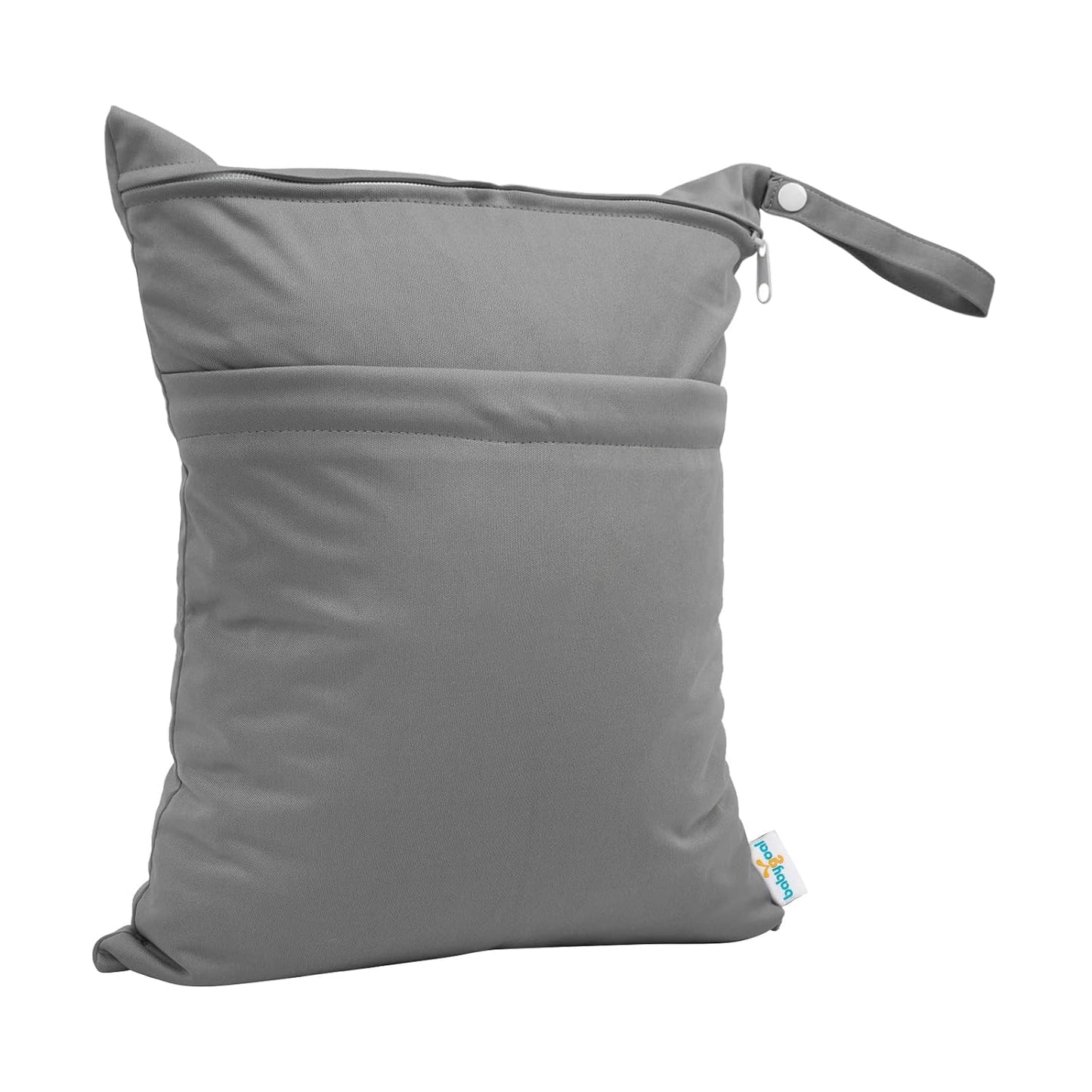 babygoal Wet Dry Bags for Baby Cloth Diapers, Washable Travel Bags, Beach, Pool, Gym Bag for Swimsuits & Wet Clothes with Two Zippered Pockets 3 Pack(S,M,L), 3SML01