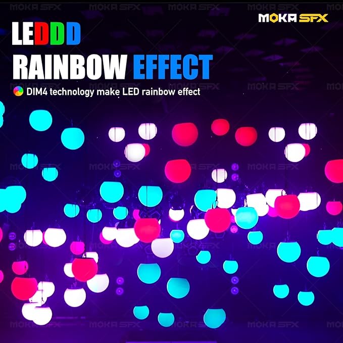 3D LED Light Lifting System DMX RGB LED Light Lift Ball Wave Effect Winch Colorful Kinetic Stage Light Ball for DJ Disco