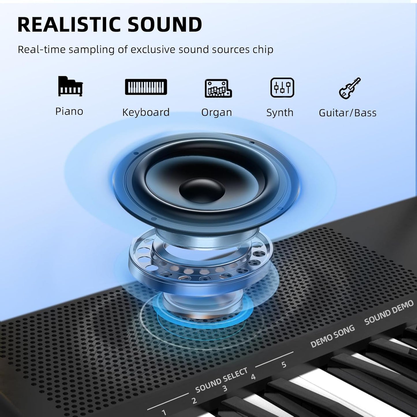 LEKATO 88 Keys Digital Piano, Semi Weighted Electric Keyboard Piano with 15W×2 Stereo Speakers, USB MIDI, AUX, 2 Headphone Jack, Reverb Split Layer Duet Mode, for Beginner Professional at Home Stage