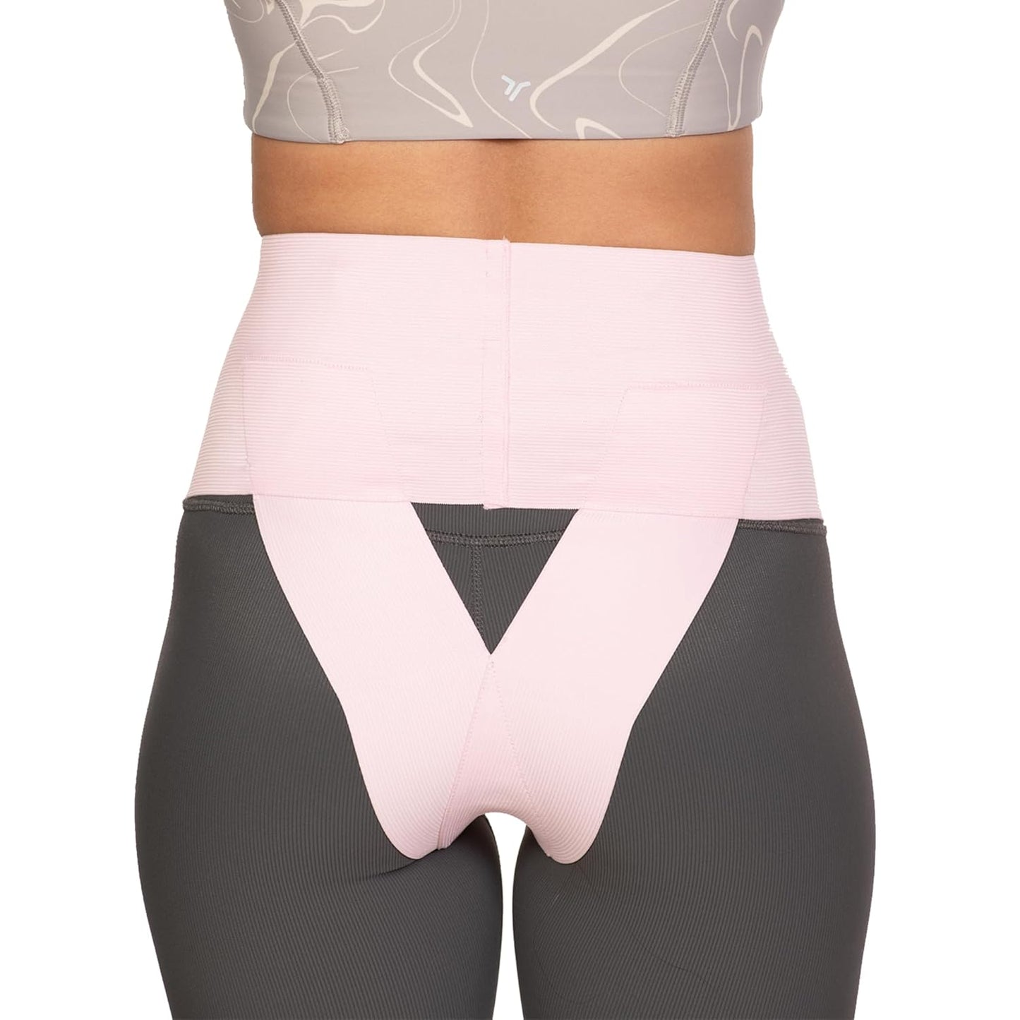 Women's Pelvic Orthotic Support Belt - Uterus & Bladder Support Girdle | Postpartum Recovery & Pain Relief | High Waist Pink (X-Small)