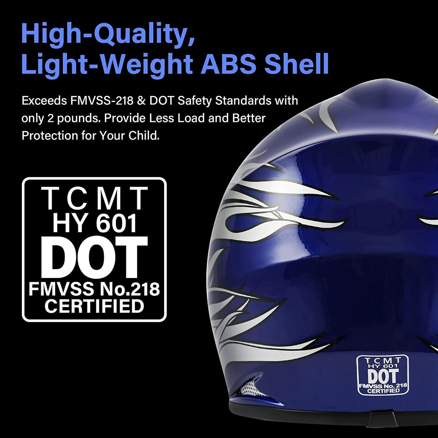 TCMT Dot Youth & Kids Motorcycle Off-Road Helmet Full Face Motocross Street Dirt Bike Mountain Bike BMX MX ATV Helmet+Goggles+Gloves New