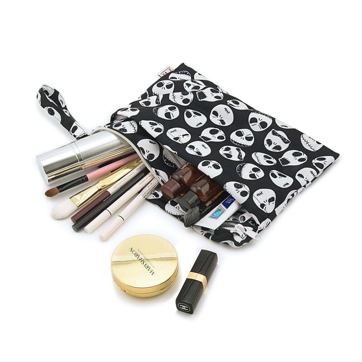 ALVABABY 3pcs Baby Cloth Diaper Wet Dry Bags Waterproof Reusable with Two Zippered Pockets Travel Beach Pool Daycare Soiled Baby Items Yoga Gym Bag for Swimsuits or Wet Clothes 3L-YA132