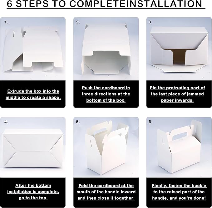 XAGLVV 24pcs White Gable Party Favor Boxes, 7 x 3.5 x 6.6 Inches, Kid Party Favors, Goodie Boxes for Kids Birthday, Wedding, Classroom Activity, Baby Shower, and More