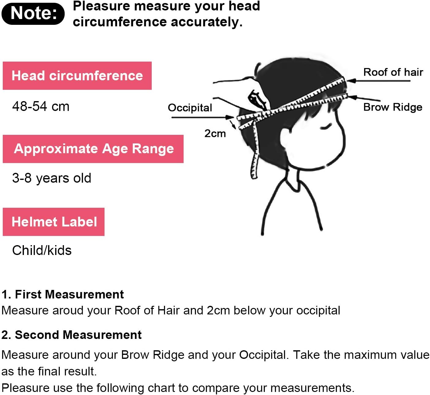 Kids Helmet, Toddler Adjustable Kids Ages 3-8 Years Old Boys Girls Multi-Sports Safety