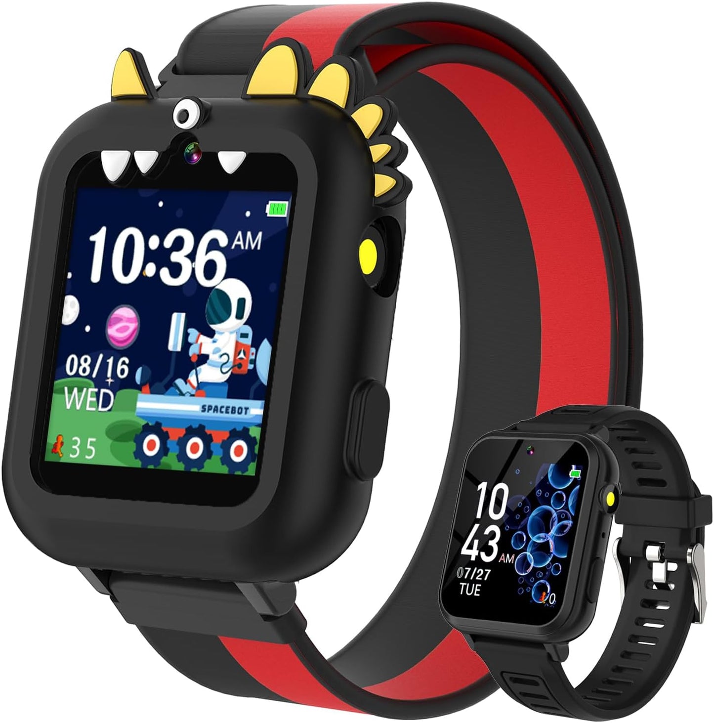 Smart Watch for Kids with 39 Games Camera Video Recorder Music Alarm Calculator Calendar Flashlight Parental Control Pedometer, Gift Toys for 4-12 Years Old Boys and Girls (Black)