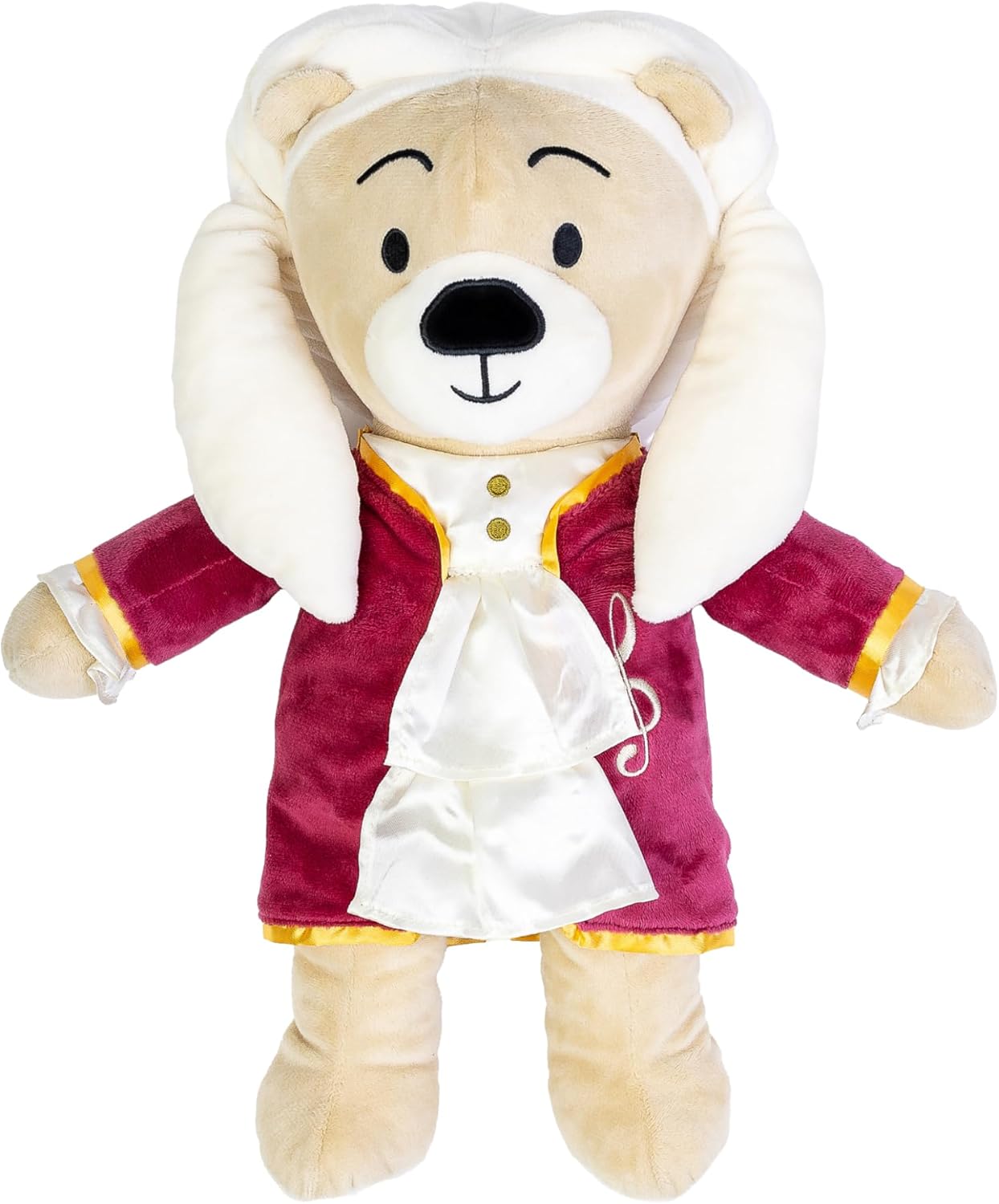 Vivaldi Virtuoso Bear – Dual-Mode Plush Toy with Music & Comfort Features, Plays 40 Mins of Classical Music & White Noise for Babies & Toddlers