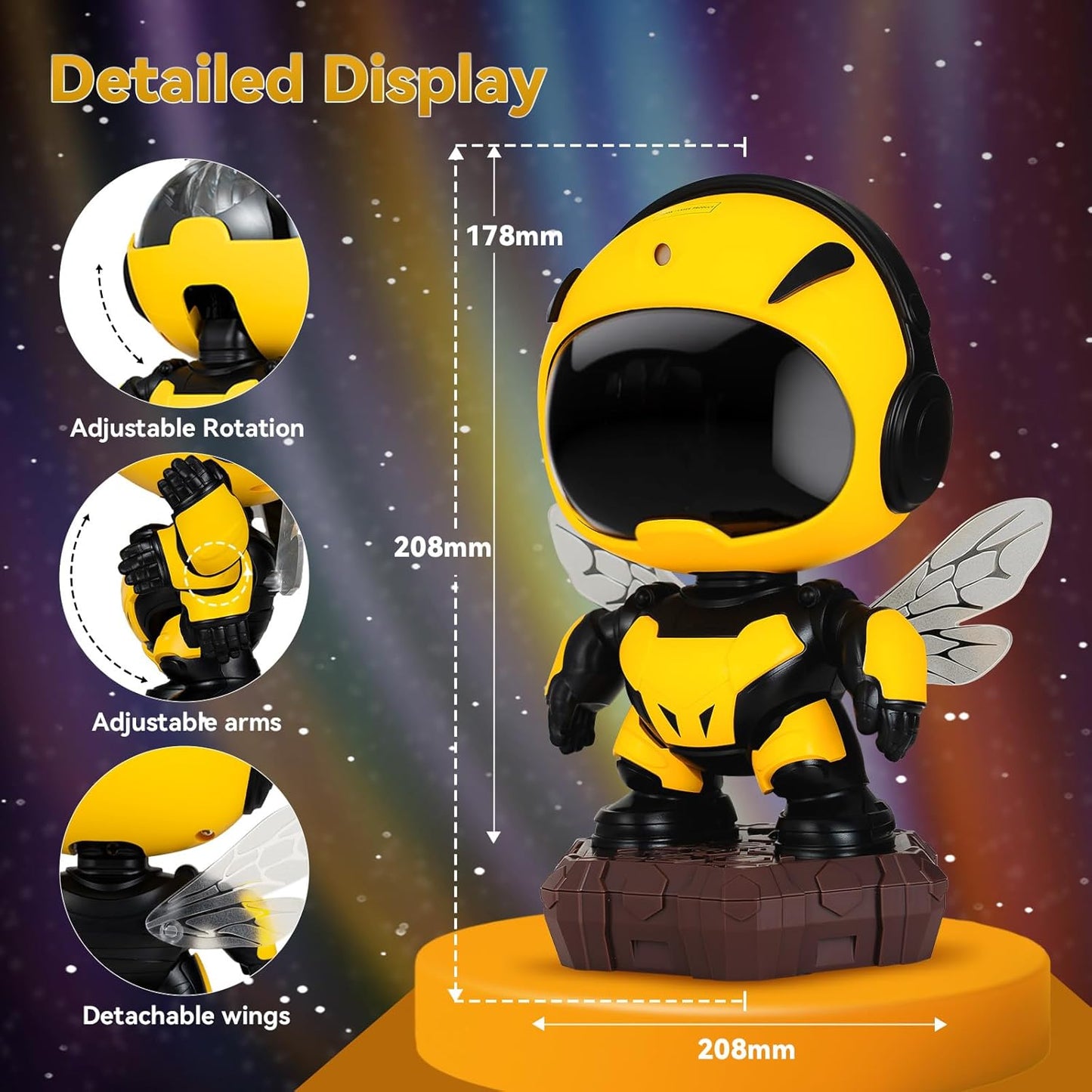 Night Light Projector Galaxy Effect Sleep Star Lights for Bedroom Children's Room Night Light, Christmas Gifts for Kids