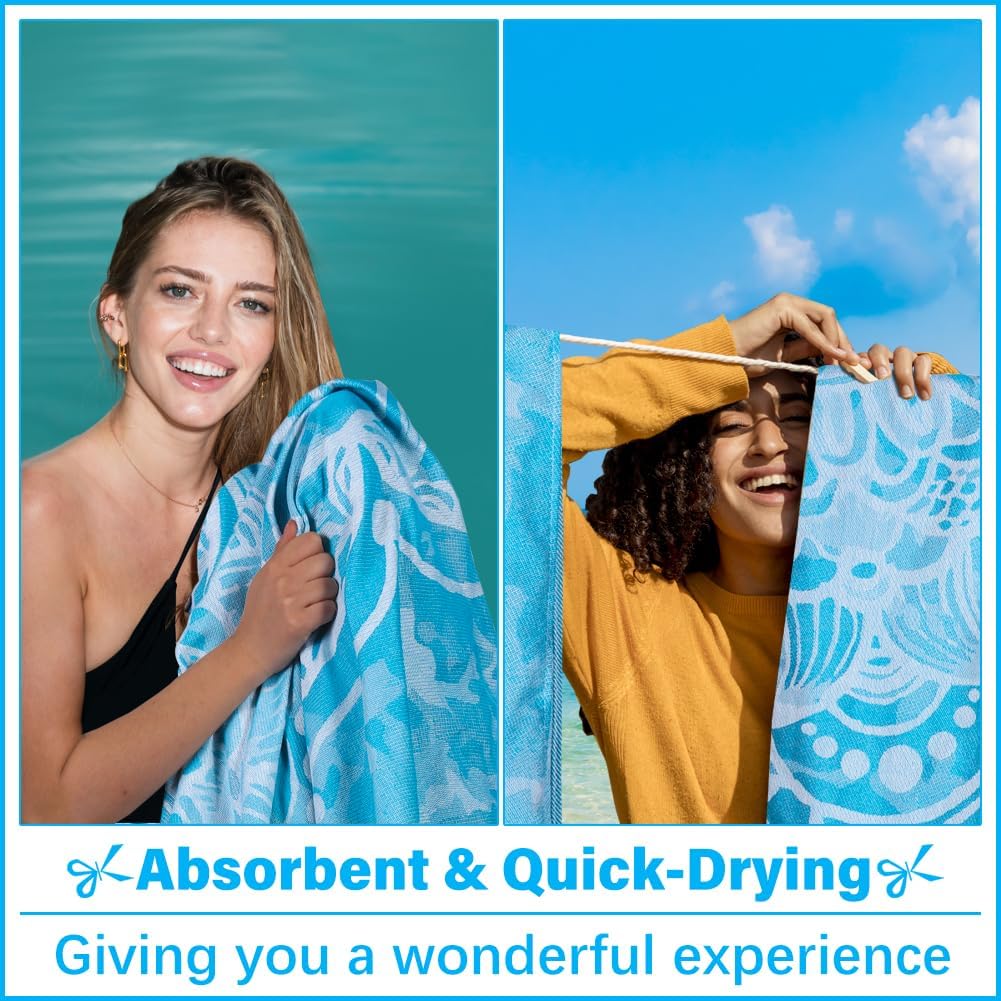 Oversized Turkish Beach Towel Blanket XXL Cotton Sandproof Towels Boho Woven Extra Large Big Sand Free Giant Throw Thick Blankets Huge Quilt XL Picnic Camping Necessities Cloud For Adult Gifts