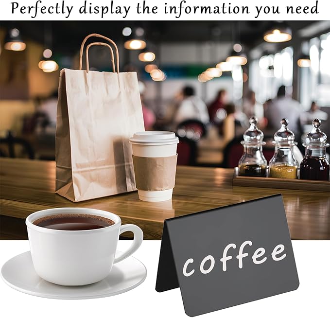 20 Pack Mini Chalkboard Signs,Food Labels for Party Buffet Weddings and Bakery Table Signs Small Chalkboard Sign Reusable Food Signs for Buffet Easy to Write On and Erase(4"x3")