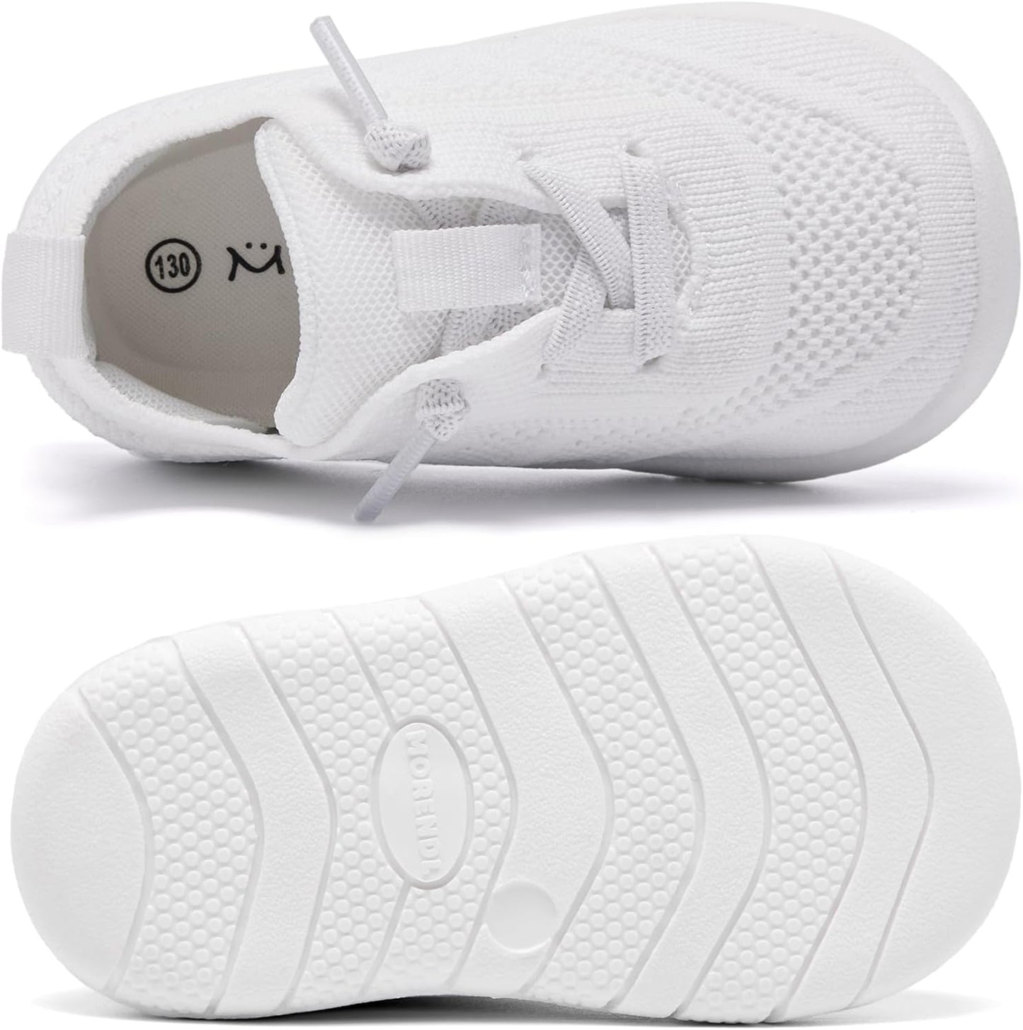 MORENDL Toddler Shoes Baby Walking Sock Shoes Infant Sneakers 0-4 Years Boy Girl Barefoot Tennis Shoe Non-Slip Brethable