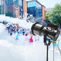 Foam Machine for Party Whit 9 LED Lights, Party Foam Machine with Water Tank, Foam Cannon for Garden, Pool, Indoor, Birthdays, Celebrations, and Backyard Events