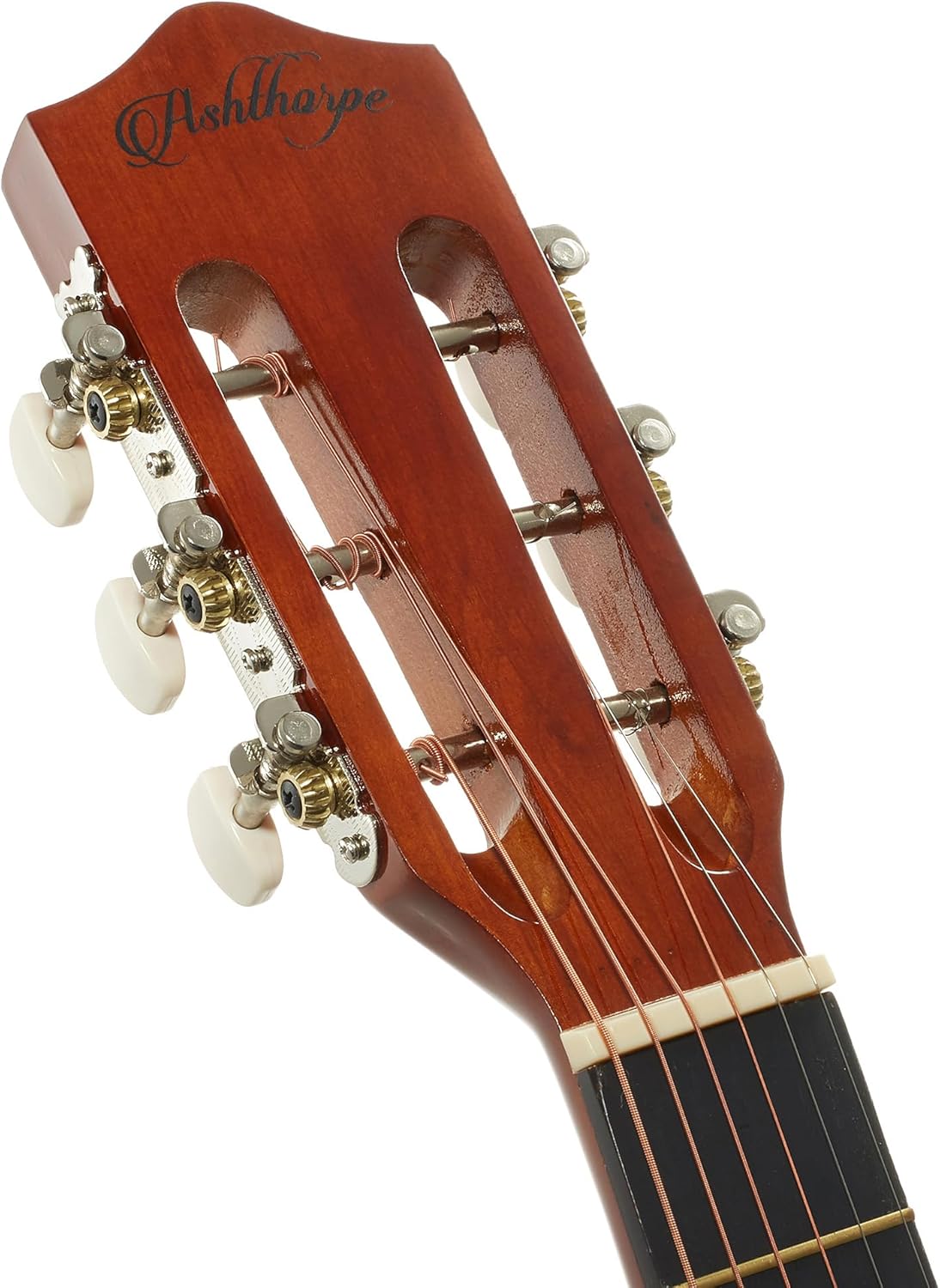 Ashthorpe 38-inch Beginner Acoustic Guitar Package (Brown), Basic Starter Kit w/Gig Bag, Strings, Strap, Tuner, Pitch Pipe, Picks