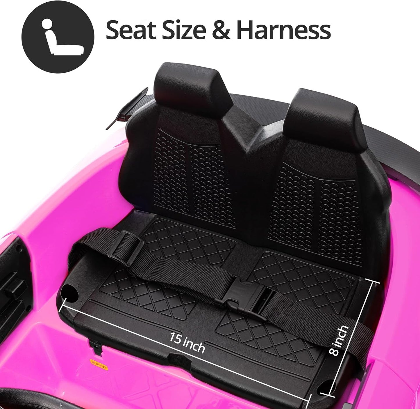 Electric Car for Kids, Licensed Audi 6V Kids Ride on Car Toy for Toddlers with Remote, Bluetooth - Pink