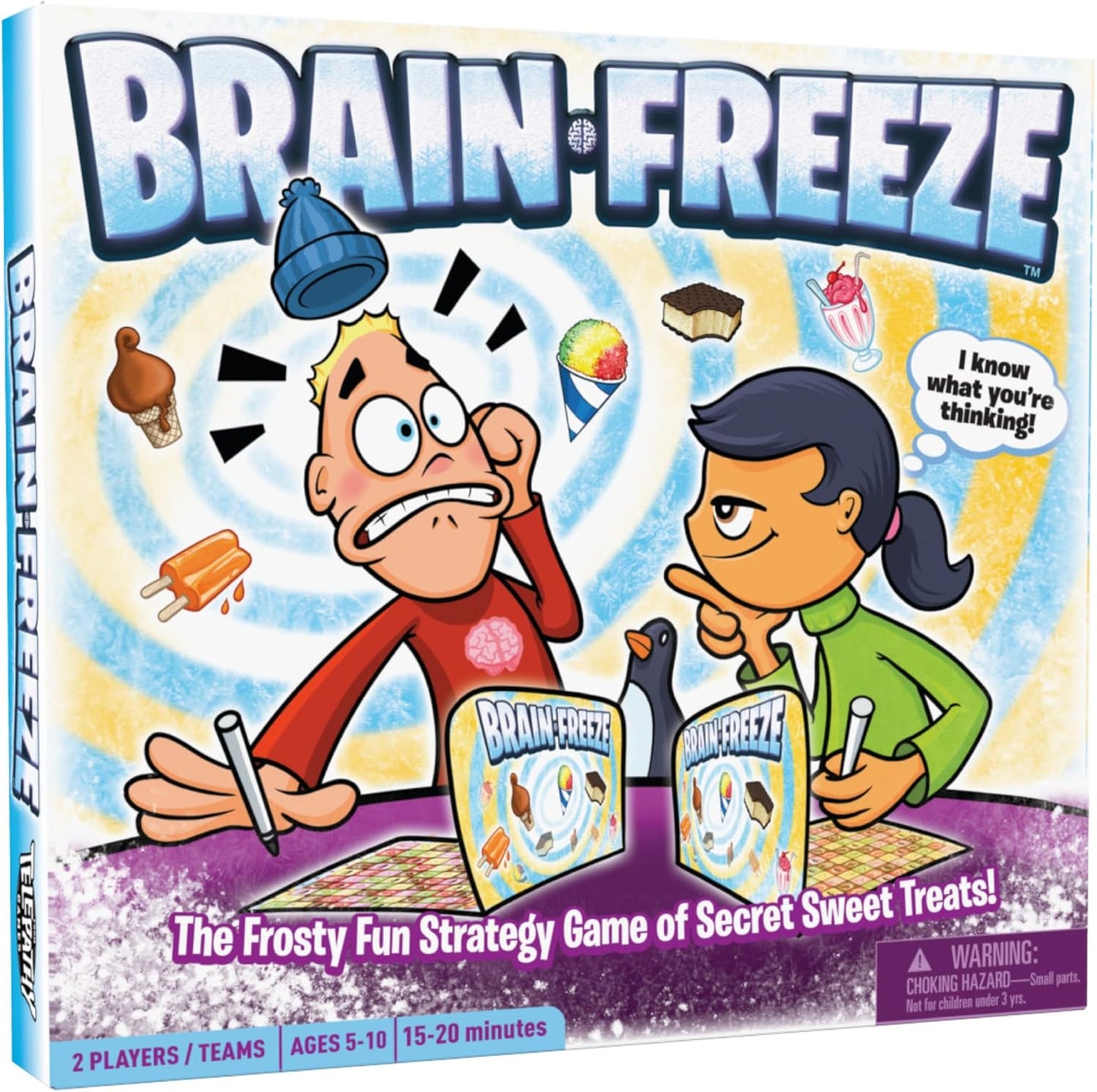 Brain Freeze™ Board Game – Fun Memory Game for Kids & Families, Educational Toys & Learning Game, Logic & Deduction Challenge, Ages 5+