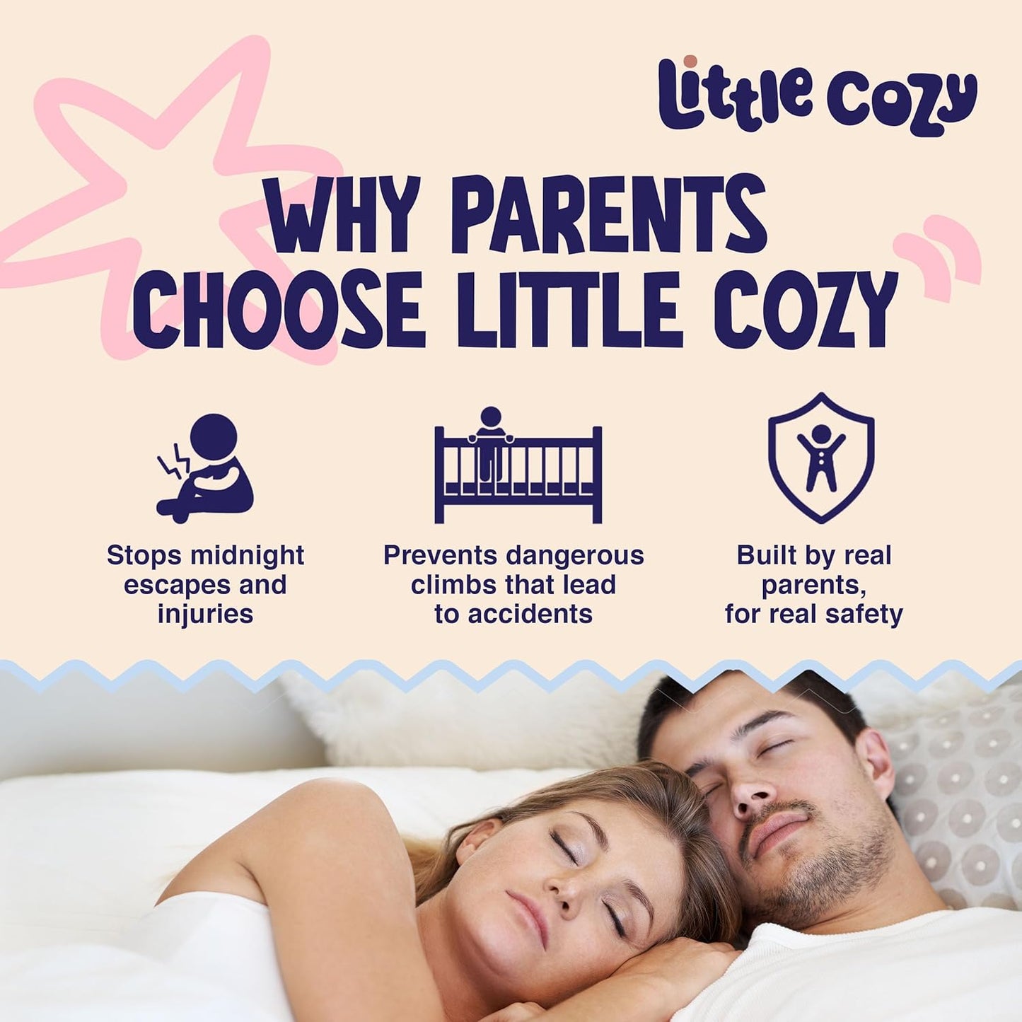 Crib Tent to Keep Baby from Climbing Out – Pop Up Crib Net Canopy with Strong Breathable Mesh, Double Auto-Lock Zippers & Durable Frame – Easy Install Baby Safety Cover for Standard Cribs