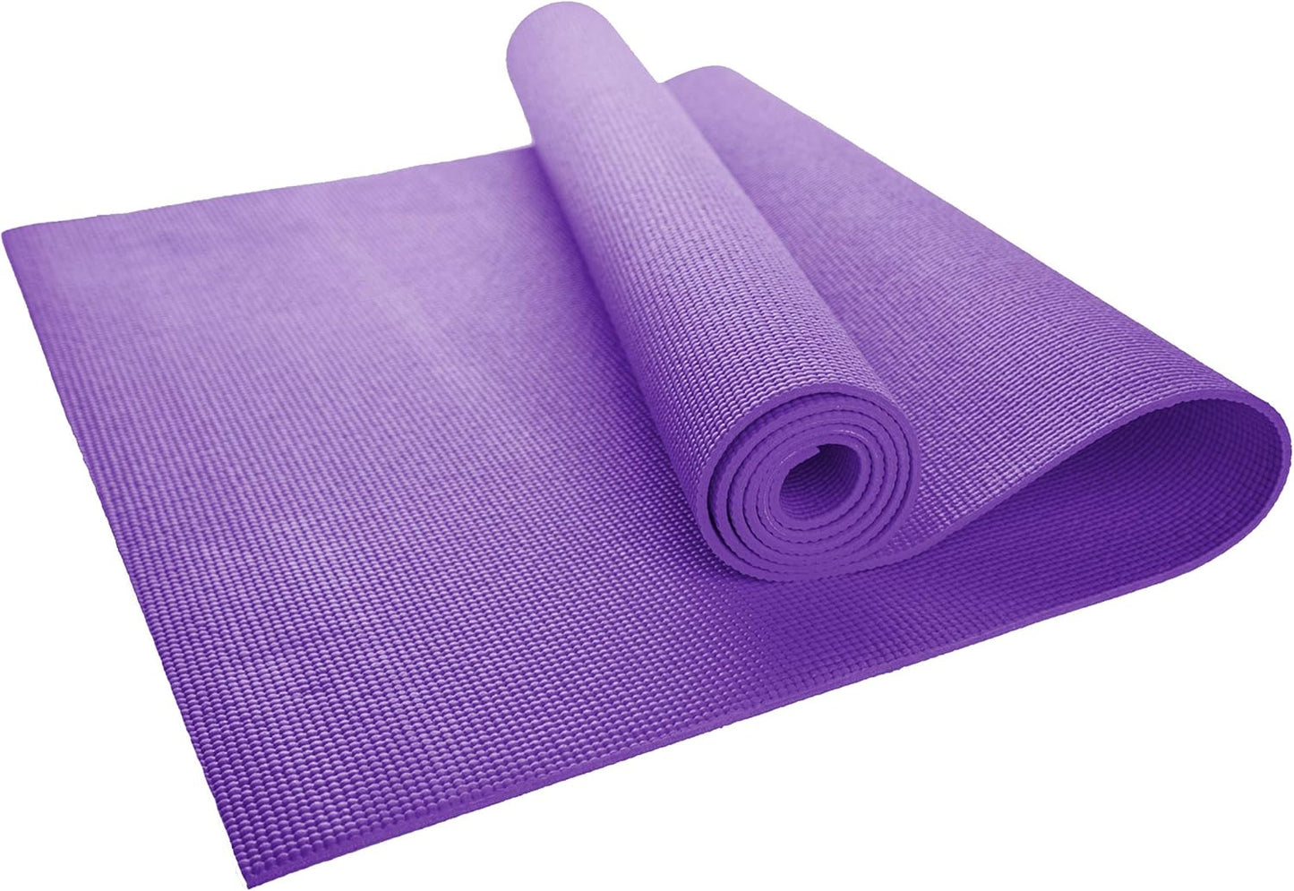 Hello Fit 10-Pack Yoga Mat, 68" x 24" Non Slip Exercise Mat, 4mm Thick Gym Mat for Fitness and Stretching, Bulk Non Toxic Yoga Mats for Schools and Studios