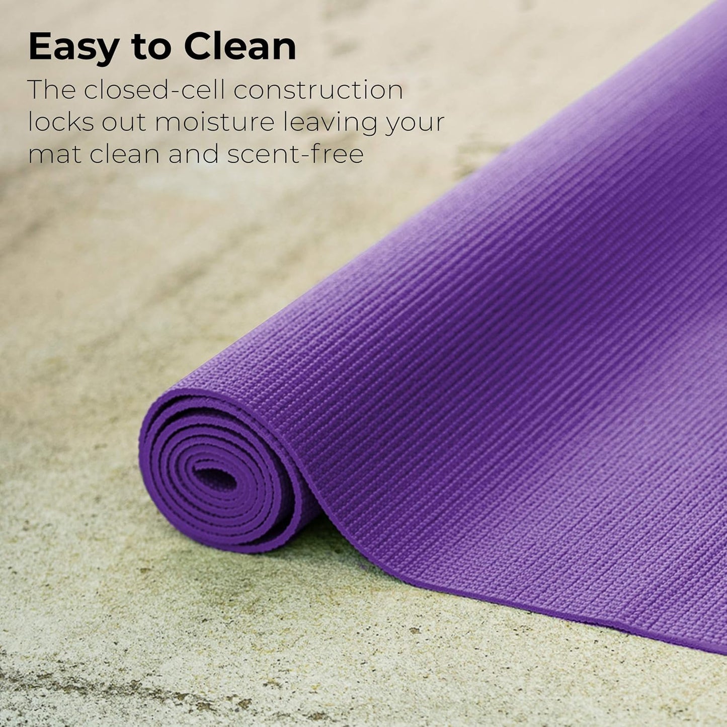 Hello Fit 10-Pack Yoga Mat, 68" x 24" Non Slip Exercise Mat, 4mm Thick Gym Mat for Fitness and Stretching, Bulk Non Toxic Yoga Mats for Schools and Studios