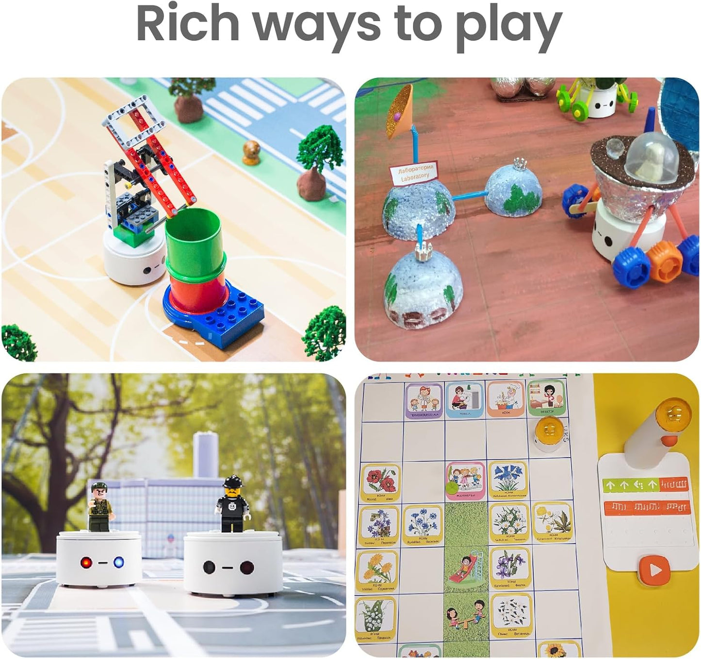 Coding Robot Set for Kids Ages 4+, STEM Robotics for Toddles to Learn Early Programming, Educational Toy for Homeschool & Classroom Ages 4-10