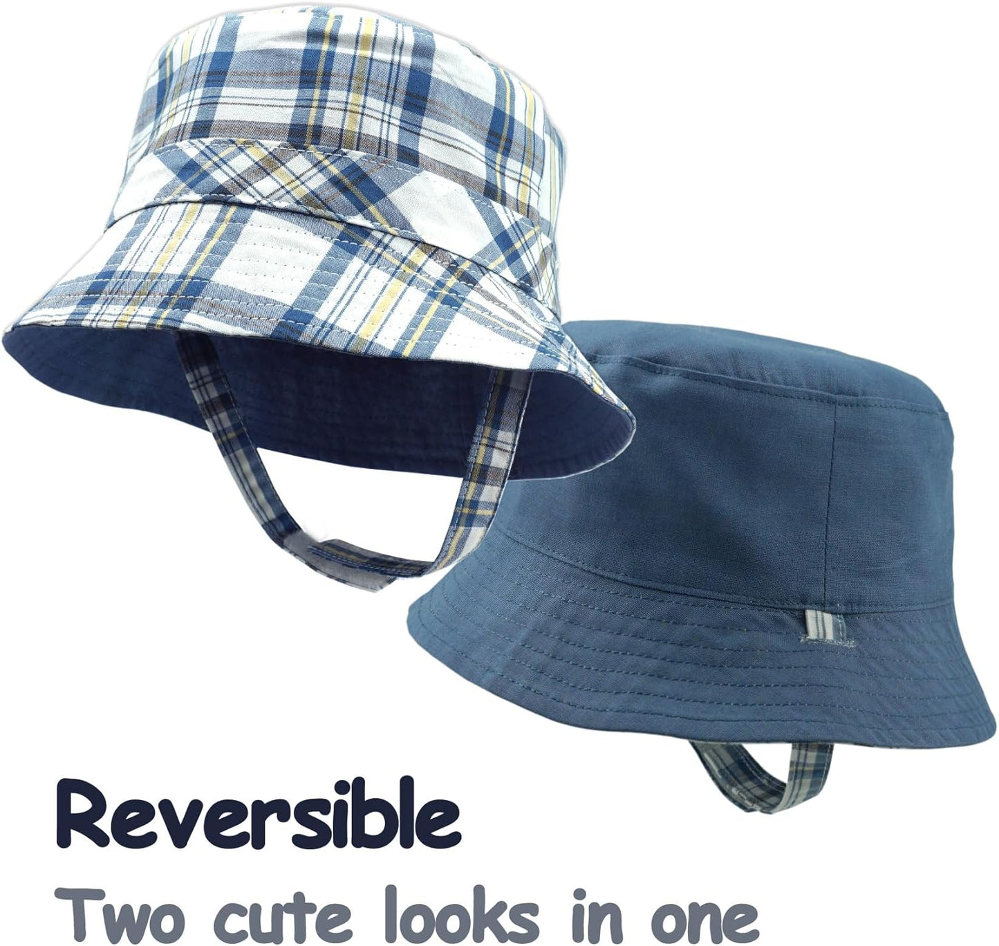 Keepersheep Baby Baseball Cap Infant Sun Hat, Cotton Knit with Soft Brim, Adjustable Soft Newborn Toddler Cap