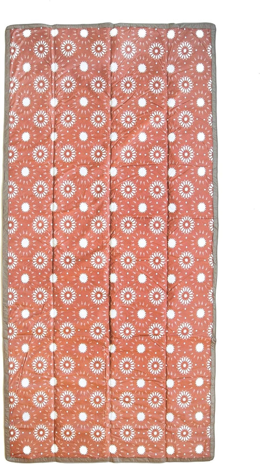 Little Unicorn 5'x10' XL Outdoor Family Picnic & Beach Blanket | Durable & Water-Resistant Fabric | Compact Fold & Easily Wipes Clean | Zipper Pocket (Sun Baked)