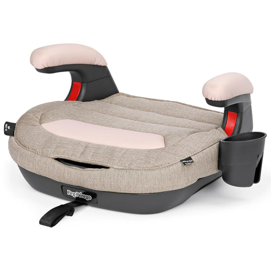 Peg Perego Viaggio Shuttle - Booster Car Seat - for Children from 40 to 120 lbs - Made in Italy - Mon Amour (Pink & Beige)