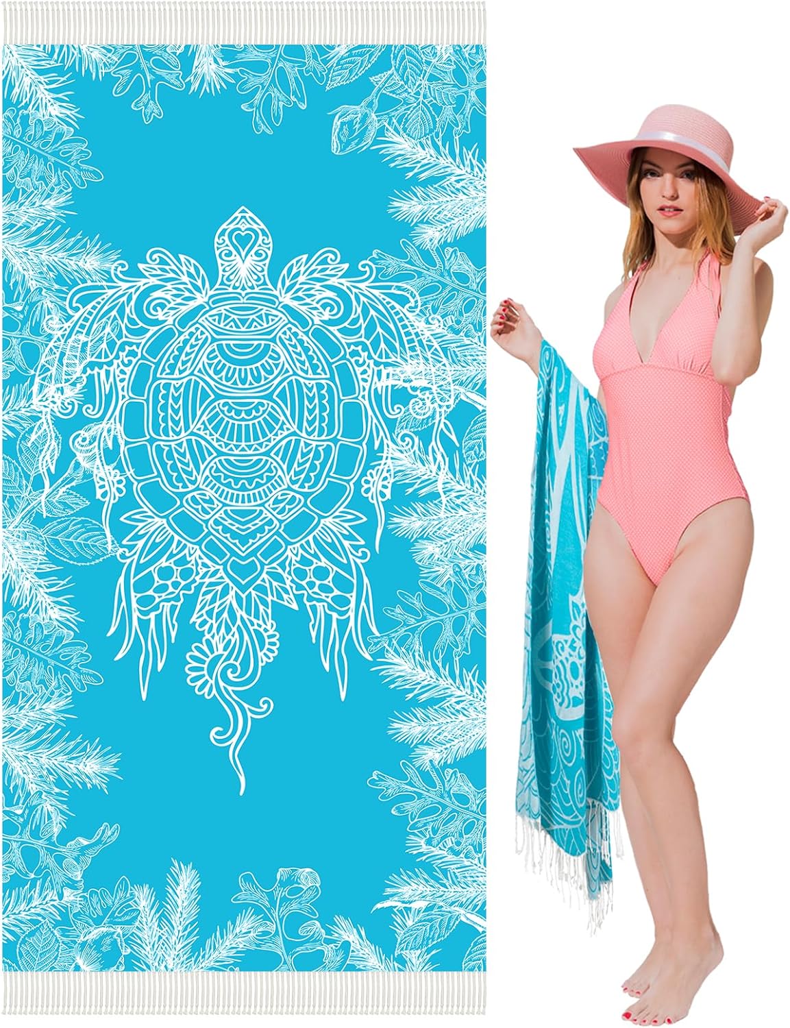 Oversized Turkish Beach Towel Blanket XXL Cotton Sandproof Towels Boho Woven Extra Large Big Sand Free Giant Throw Thick Blankets Huge Quilt XL Picnic Camping Necessities Cloud For Adult Gifts