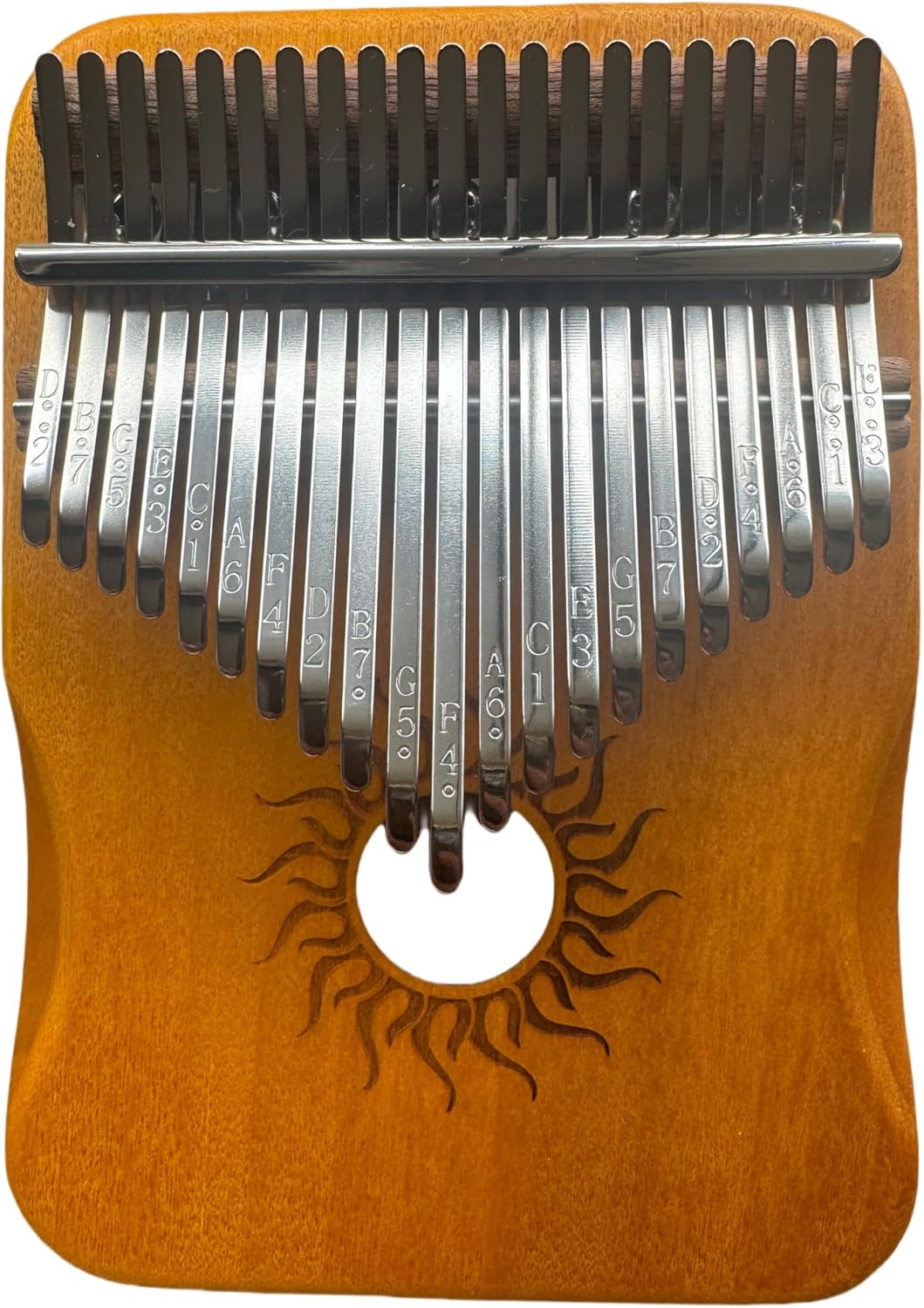 Kalimba Thumb Piano, 21 Keys, Musical Instruments Gift Set with Tune Hammer, Music Book, Carrying Bag