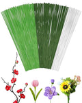 120 PCS FIVEIZERO 18 Gauge MixColor Floral Wire Stems for Artificial Flower Making,Florist Wire,Flower Wires for Crafts,Alambre para Flores for Wreaths, Flower Arrangements and DIY Projects