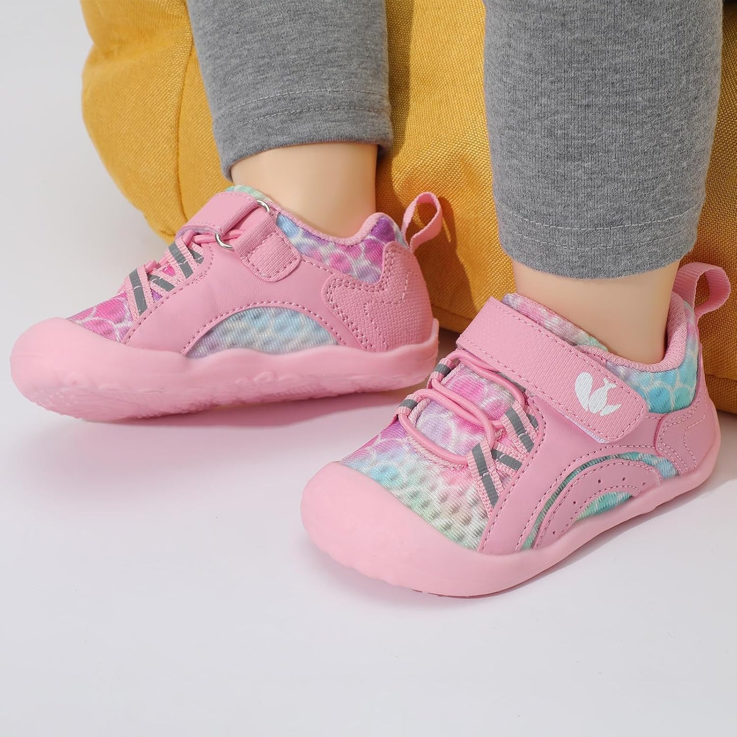 FEETCITY Wide Baby Shoes Boys Girls Baby Barefoot Shoes Breathable Infant Walking Shoe Crib Sock Shoe Toddler Sneakers Flexible