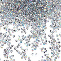 14400-Pack Acrylic Diamonds, 0.12 Inch/3mm Wedding Table Scatter Confetti Crystals for Vase Fillers/Art Craft, Acrylic Diamonds Gems [Silver AB]