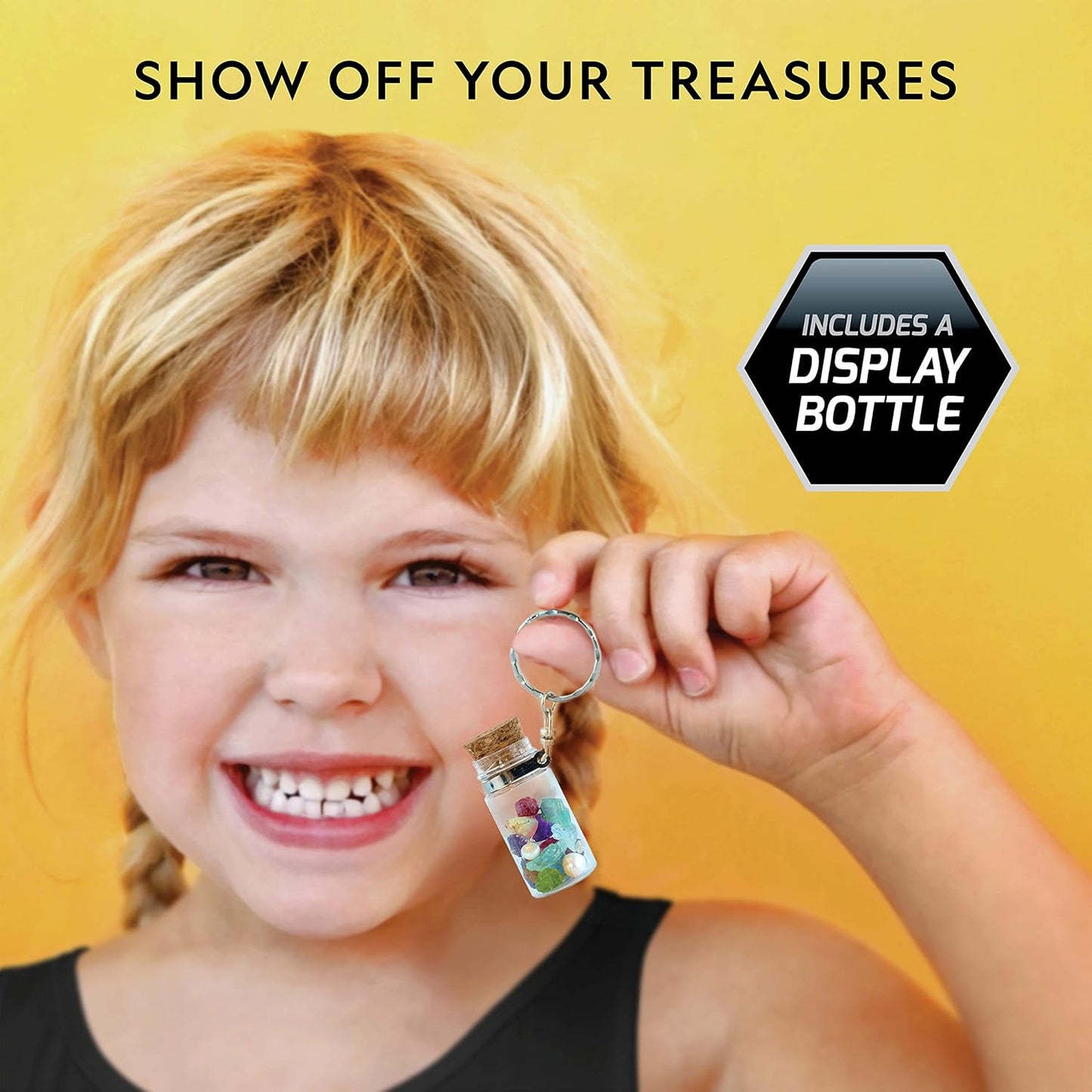 National Geographic Birthstone Dig Kit - Science Kit with 12 Genuine Birthstones, Includes a Real Diamond, Ruby, Sapphire, Pearl, & More, Gemstones and Crystals, Rock Collection (Amazon Exclusive)