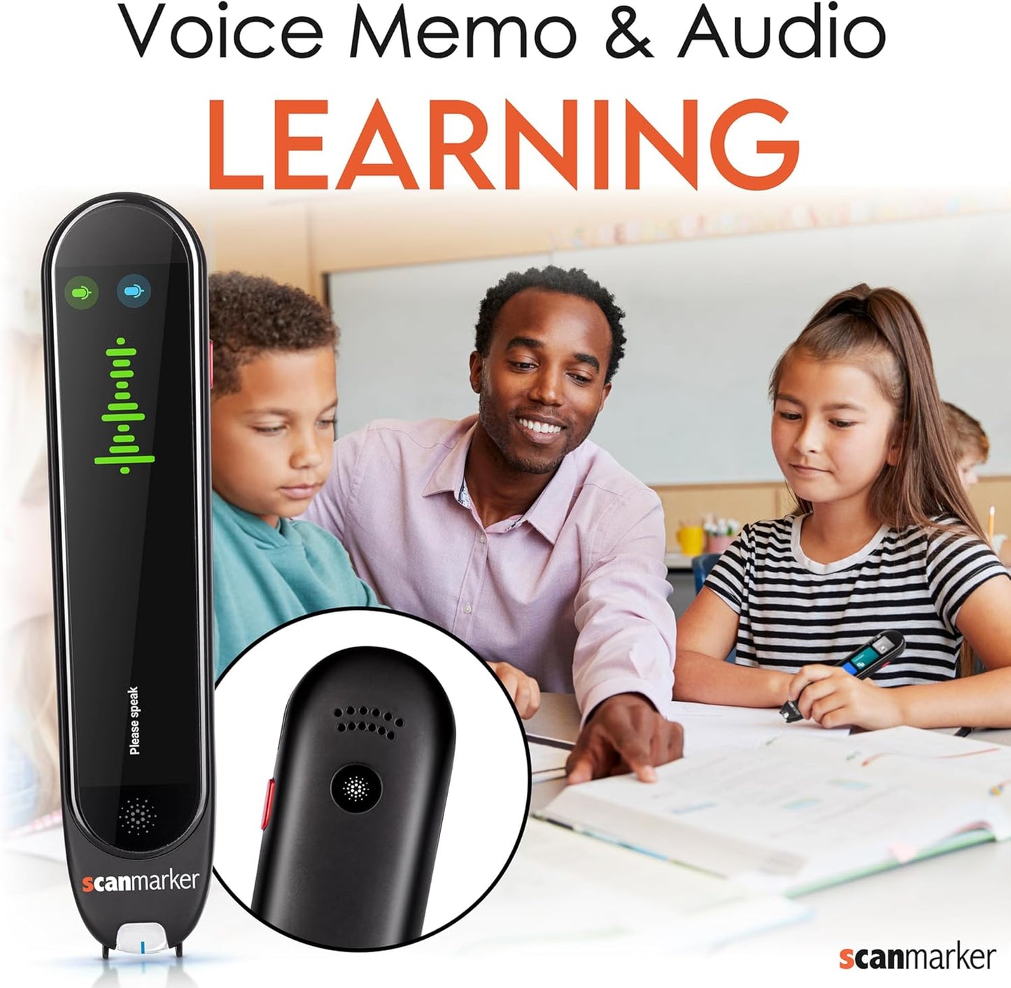 Scanmarker Pro | Translation Pen & Reading Pen for Kids & Adults | Assistive Tool & Language Translator Device for Dyslexia, Reading Support & Language Learners | Translator Pen for 100 Languages