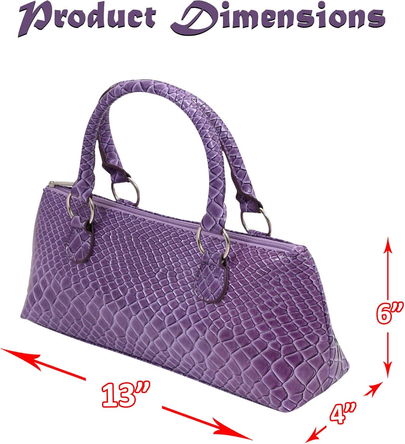 Wine Clutch Bag (Thermal Insulated) Trendy Women’s Carry Tote | Holds Red & White 750mL Bottles | Trendy Fashion | Incl. Portable Waiter-Style Corkscrew (Purple Burmese)