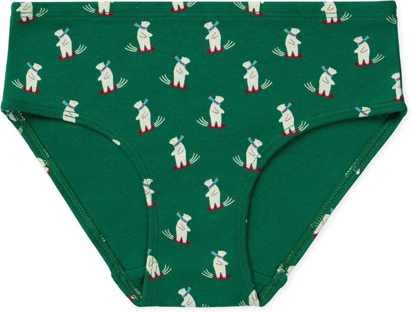 Lucky & Me Girls 100% Organic Cotton Underwear Briefs, Gracie 7 Pack