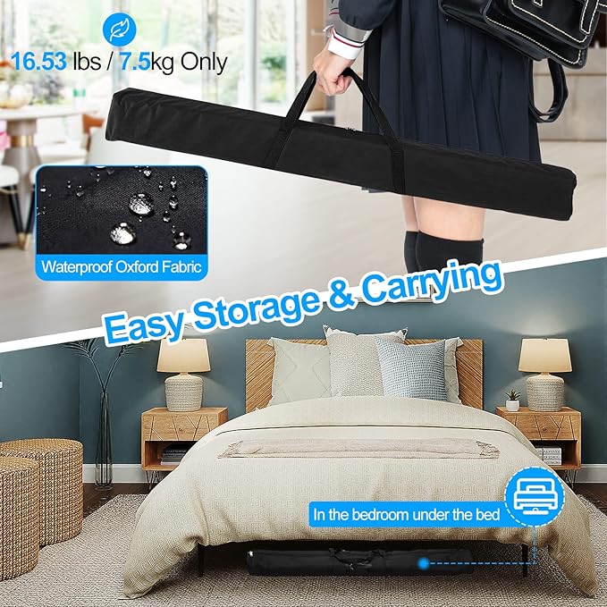 FUDESY 8x8 ft Backdrop Banner Stand, Heavy Duty Adjustable Background Stand Kit with Carrying Bag, Step and Repeat Photography Frame Stand for Trade Show Display Photo Booth Parties